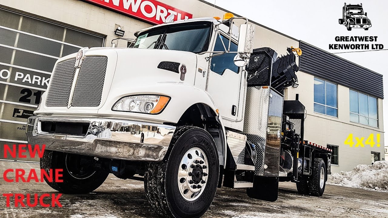 Off-road ready 4X4 Kenworth T370 Crane and Deck