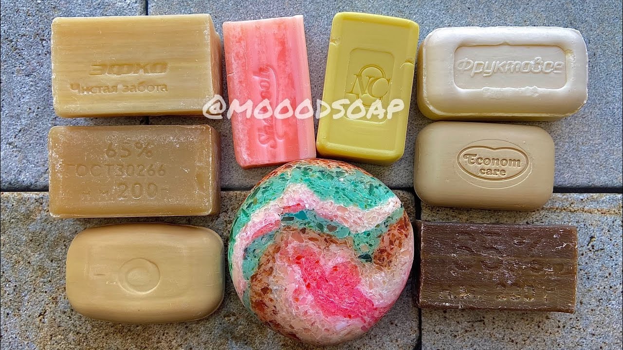 ASMR laundry soap🧺|Cutting soap|Carving soap|АСМР|Резка мыла *no talking*