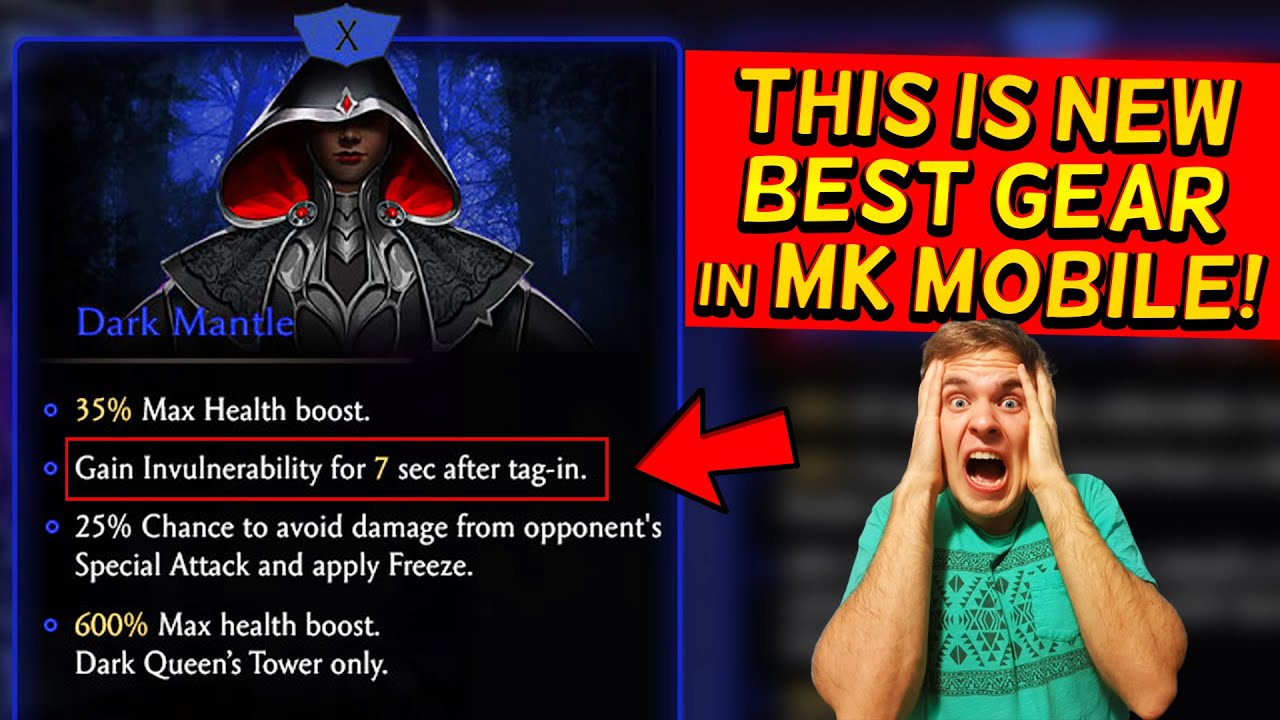 MK Mobile. New Dark Queen's Tower Gear is GAME CHANGING! It Makes you IMMORTAL???