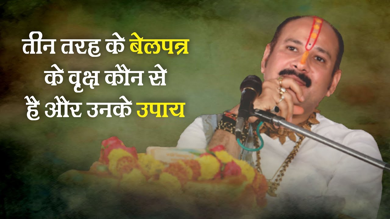 तीन तरह के बेलपत्र के वृक्ष कौन से हैं और उनके उपाय - Pandit #Pradeep Ji Mishra Sehore Wale