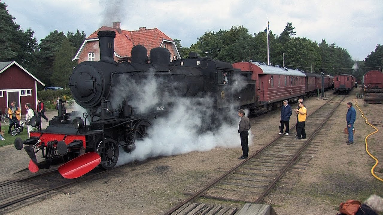 A Steam Operated railway in the 1950s