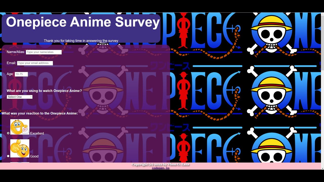 FreeCodeCamp Survey Form