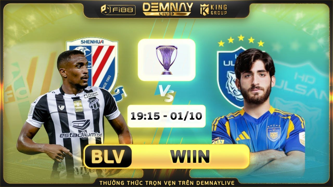 🛑 Trực tiếp Bóng Đá Shanghai Shenhua vs Ulsan HD giải đấu AFC Champions League