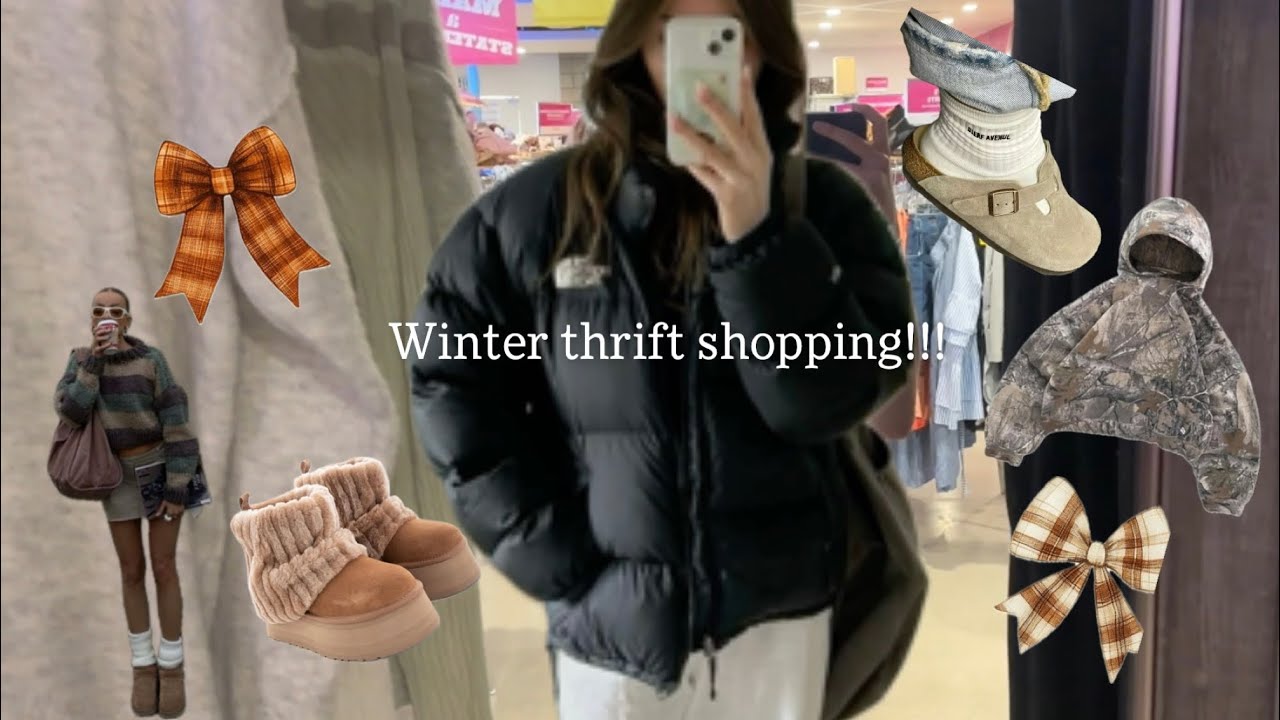 Winter THRIFT shopping/HAUL