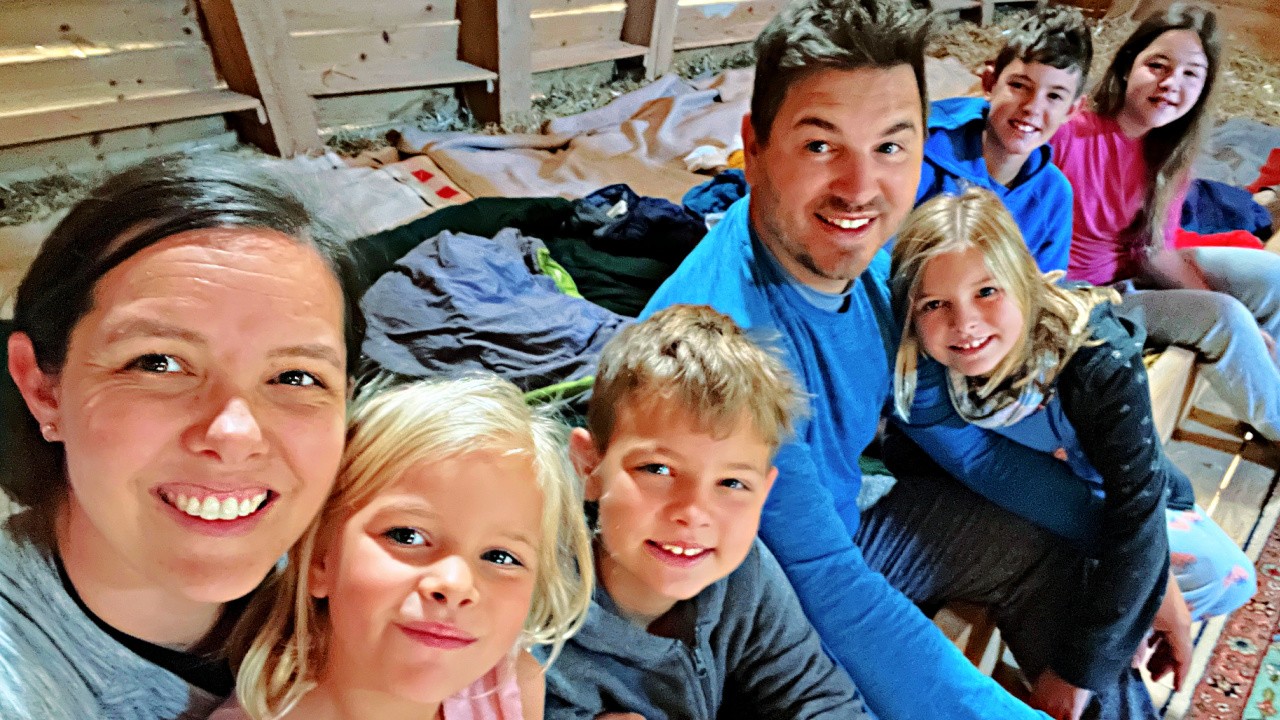 SLEEP On HAY in NEW COUNTRY! | Switzerland 1