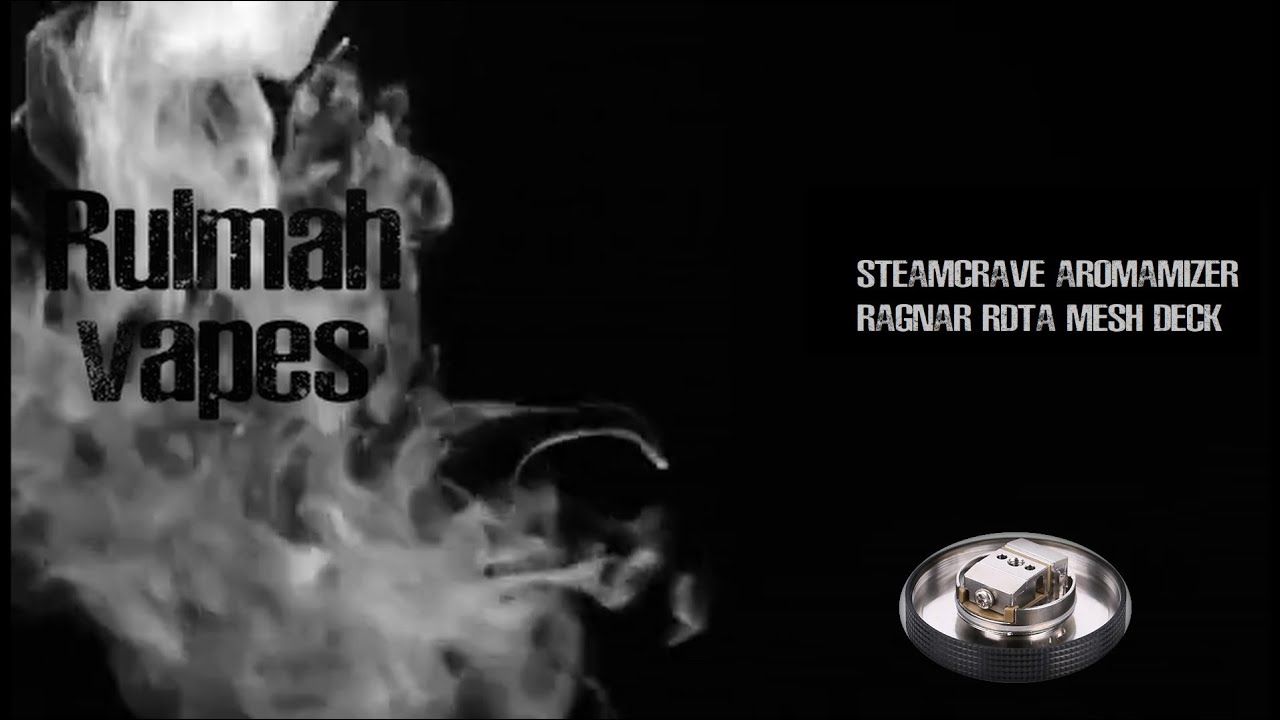 Steamcrave Aromamizer Ragnar RDTA Advanced Kit Mesh Deck build&wick