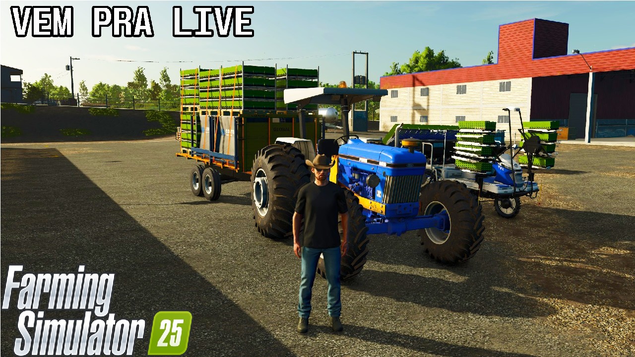 EVOLUINDO NOSSA FAZENDA AO VIVO - FARMING SIMULATOR 25