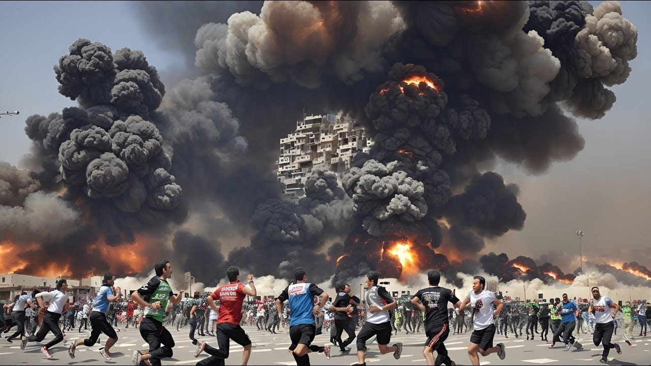 Irani Fighter Jets & Helicopters  Attack on Israeli Army Supply Convoy - Iran Israel War - GTA 5