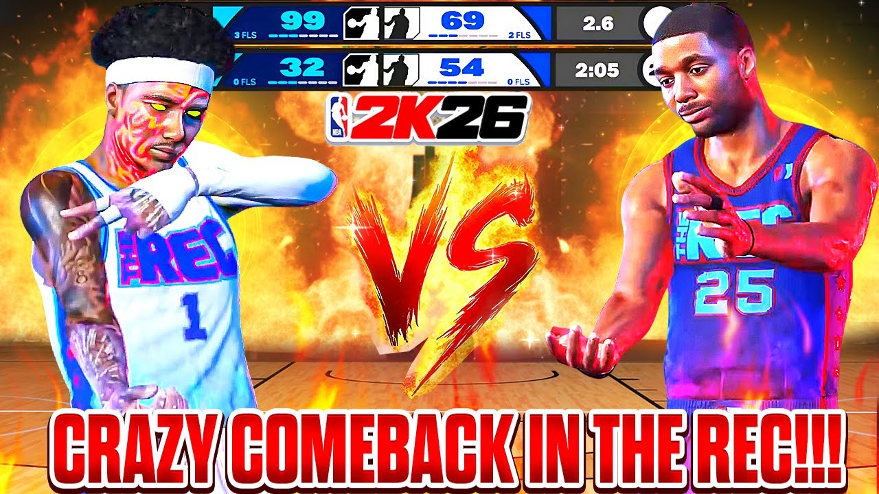 CRAZY COMEBACK IN THE REC | NBA 2K26