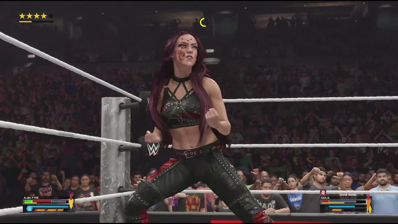 WWE 2K25 Alba Fyre Vs Guilia Queen Of The Ring Tournament #1 
