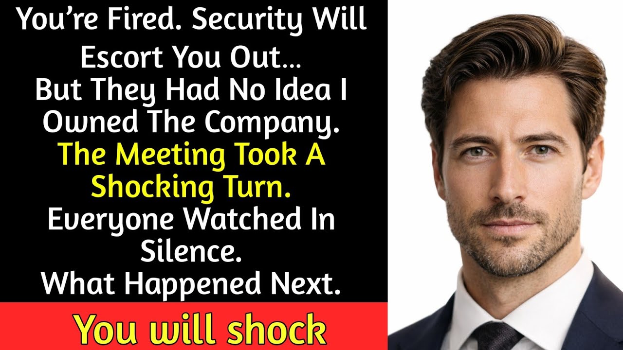 You’re Fired. Security Will Escort You Out – But They Didn’t Know I Owned The Company
