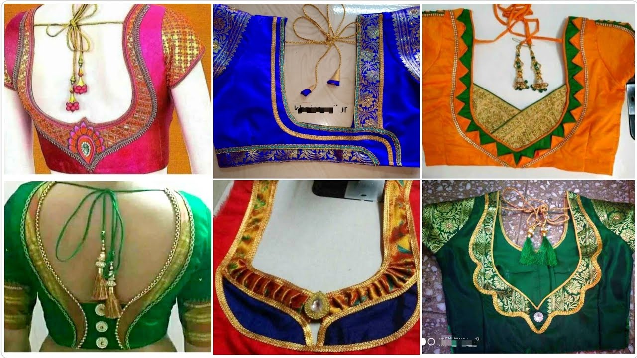 #silk #blouse #design Latest Silk Blouse Neck Design 2019-20 | सिल्क ब्लाऊज के गले के डिझाईन |