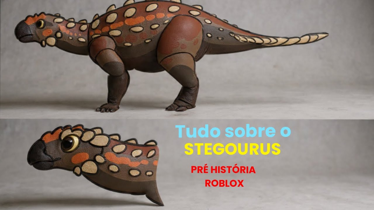 Explicando tudo sobre o Stegourus - Pré história - Roblox 