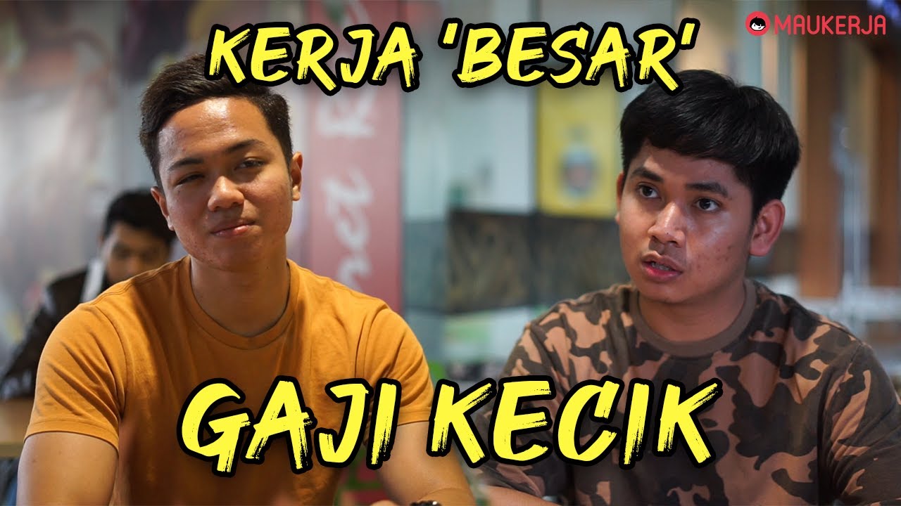 Kerja 'Besar' Gaji Kecik