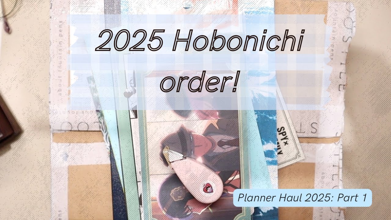 Our 2025 Hobonichi order! | 2025 Planner Haul Episode 1 | MeltingPotPaper