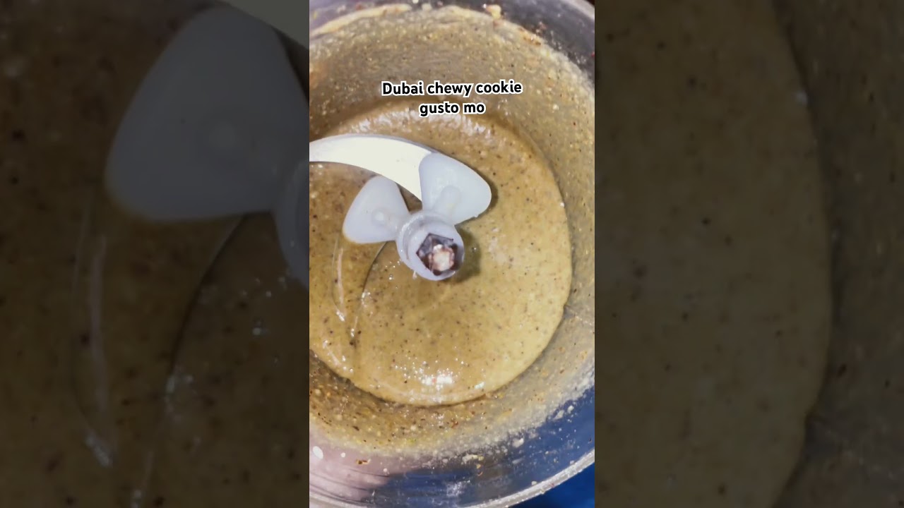 Dubai chewy cookie DIY cook at home #dubaichewycookie #food #dessert
