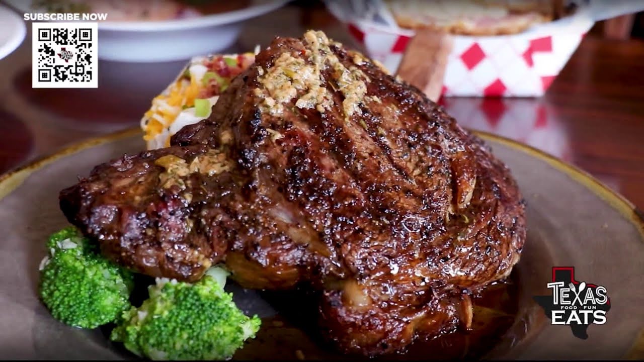 🔥 Huge Wood-fired Ribeyes in Comfort, Texas - Food for the Soul Bistro 🔥 Texas Eats