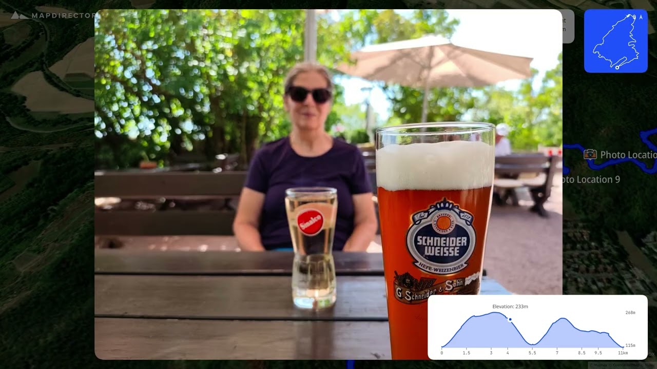 Flyover Burgen-Wanderung Altenbaumburg und Ebernburg