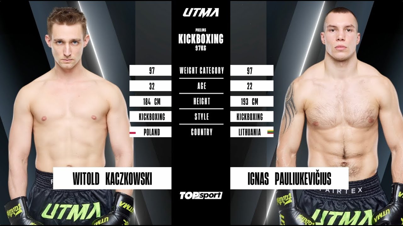 Witold Kaczkowski vs Ignas Pauliukevičius | UTMA 11 | Full Fight