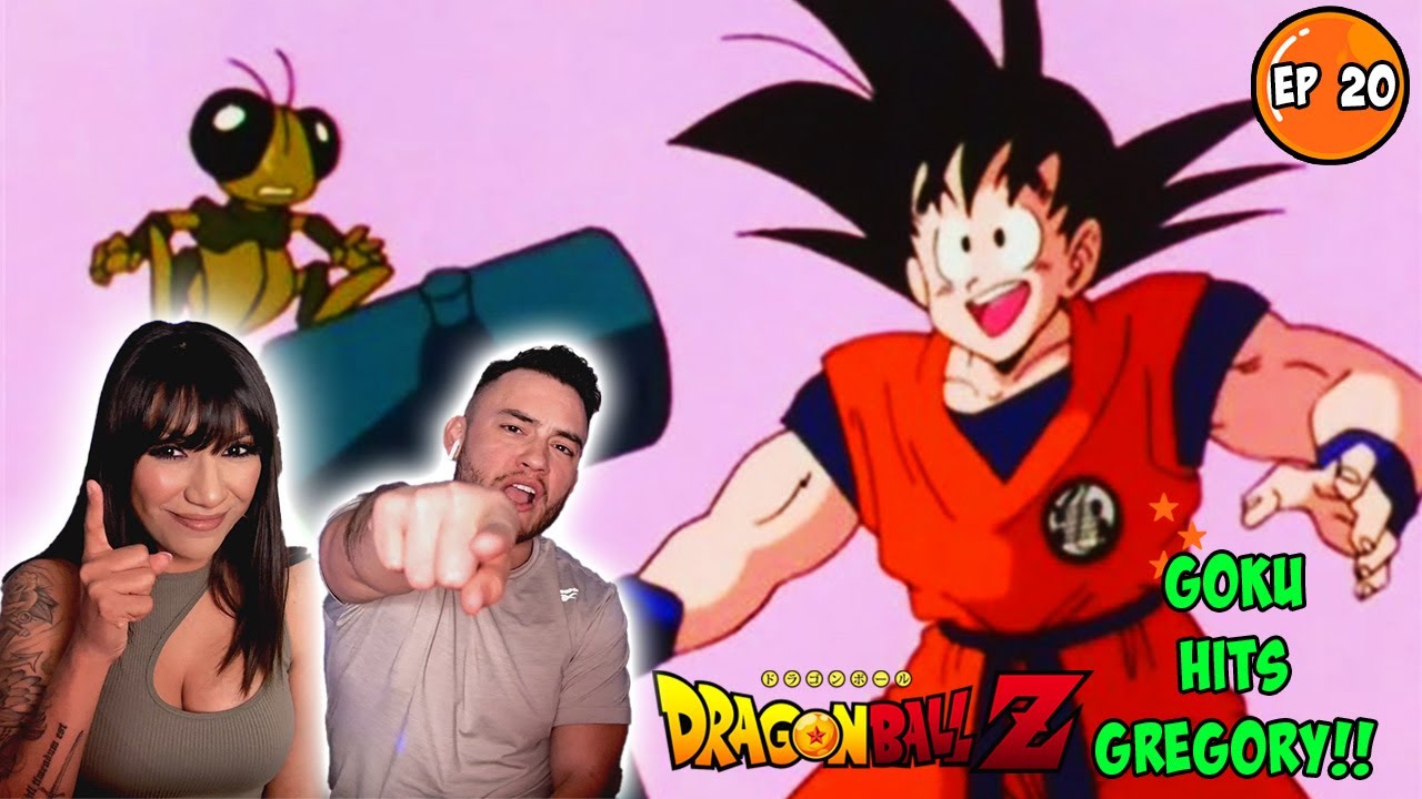GOKU hammers GREGORY | Dragonball Z Episode 20 REACTION | My WIFE watches for the FIRST TIME!