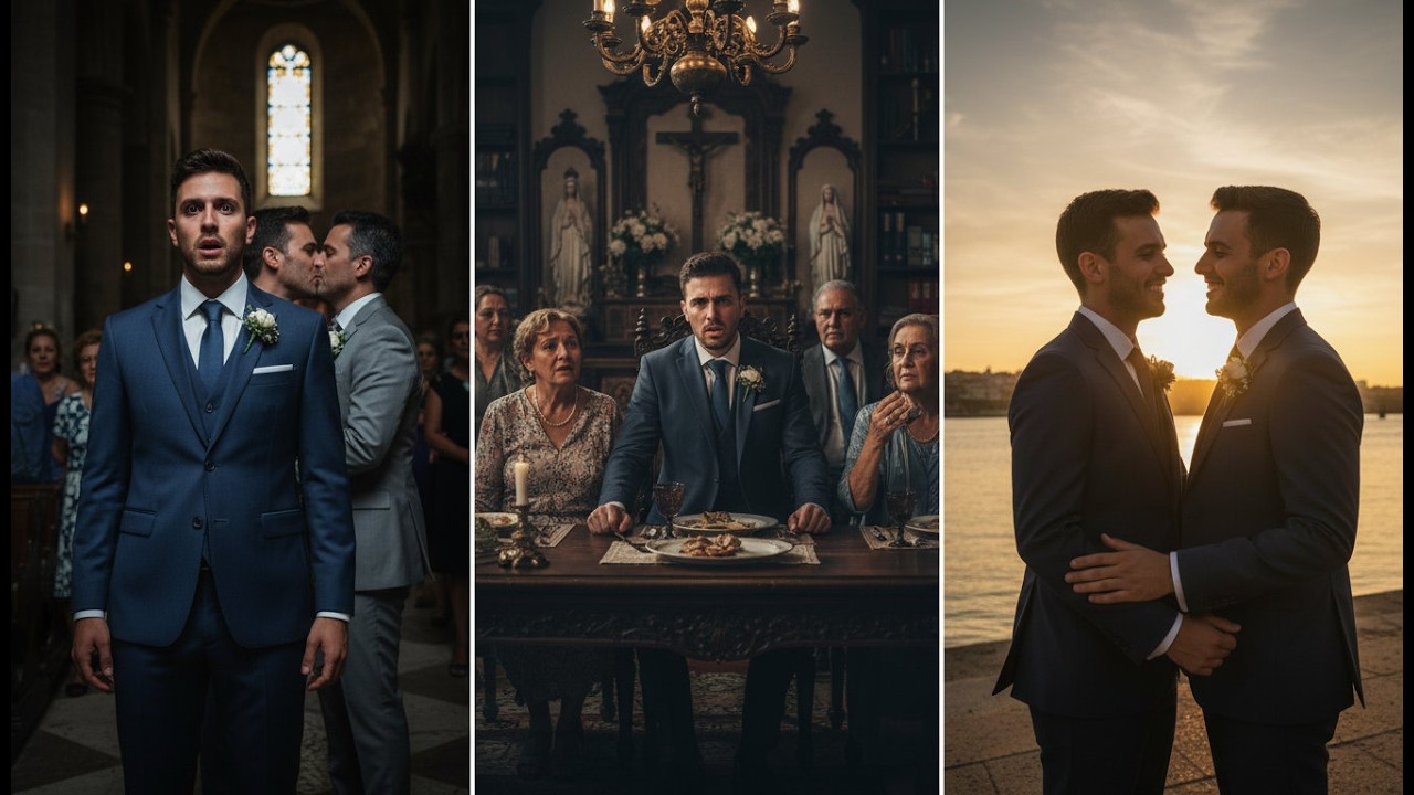 No Dia do Casamento em Lisboa Vi Meu Noivo nos Bracos de Outro - E Decidi Silenciosamente Fazelo...