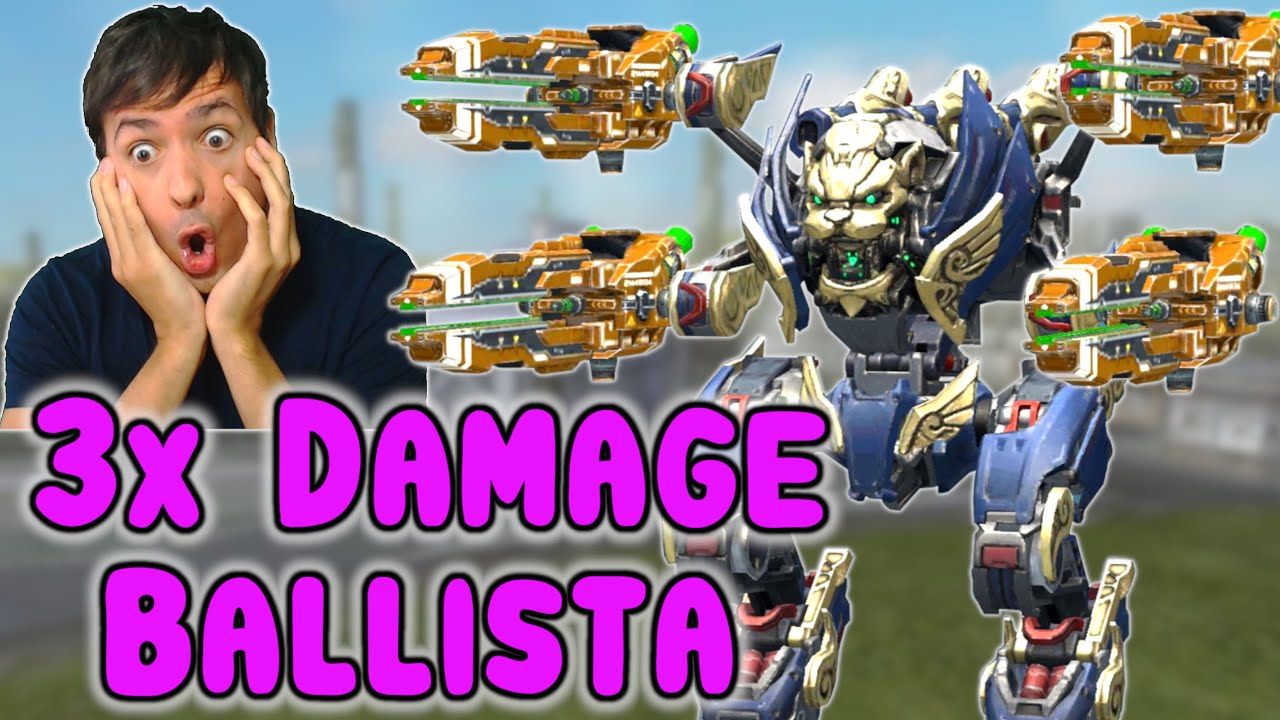 MAX 300% Dmg BALLISTA TYPHON Sniper - War Robots Mk2 Gameplay WR