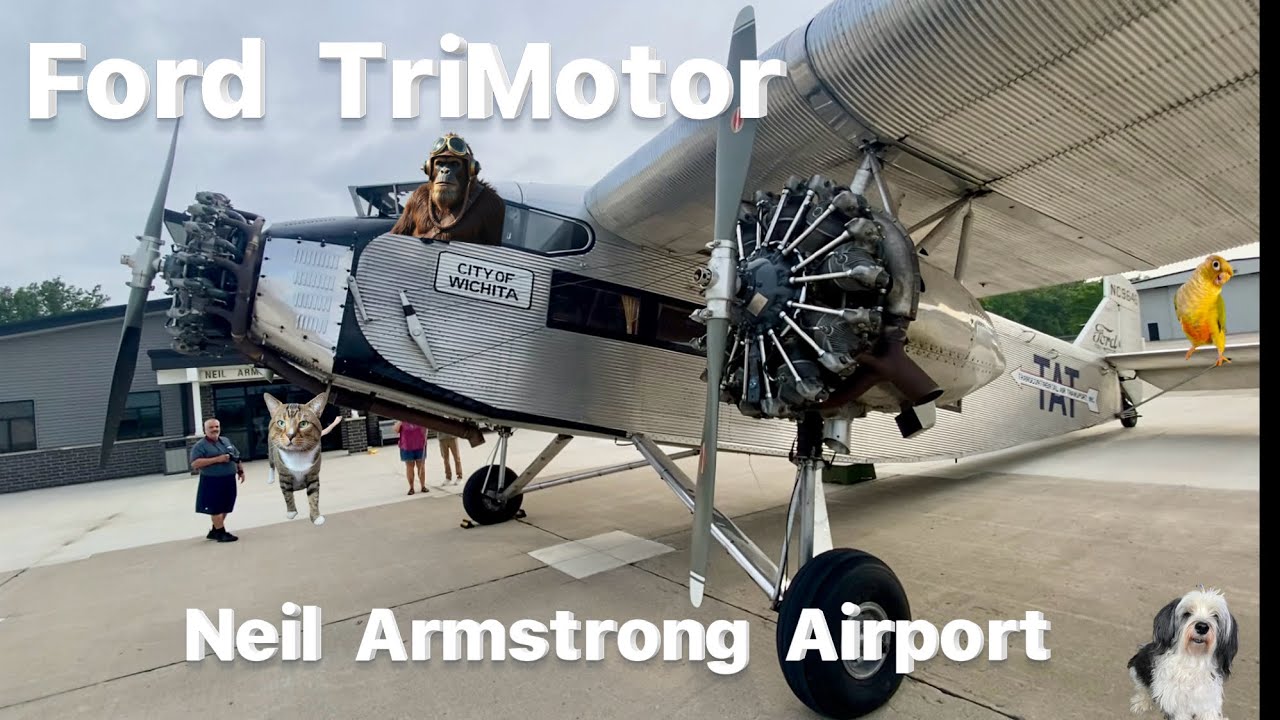Flying in a Ford Tri-Motor @ the Neil Armstrong Airport - New Knoxville, OH