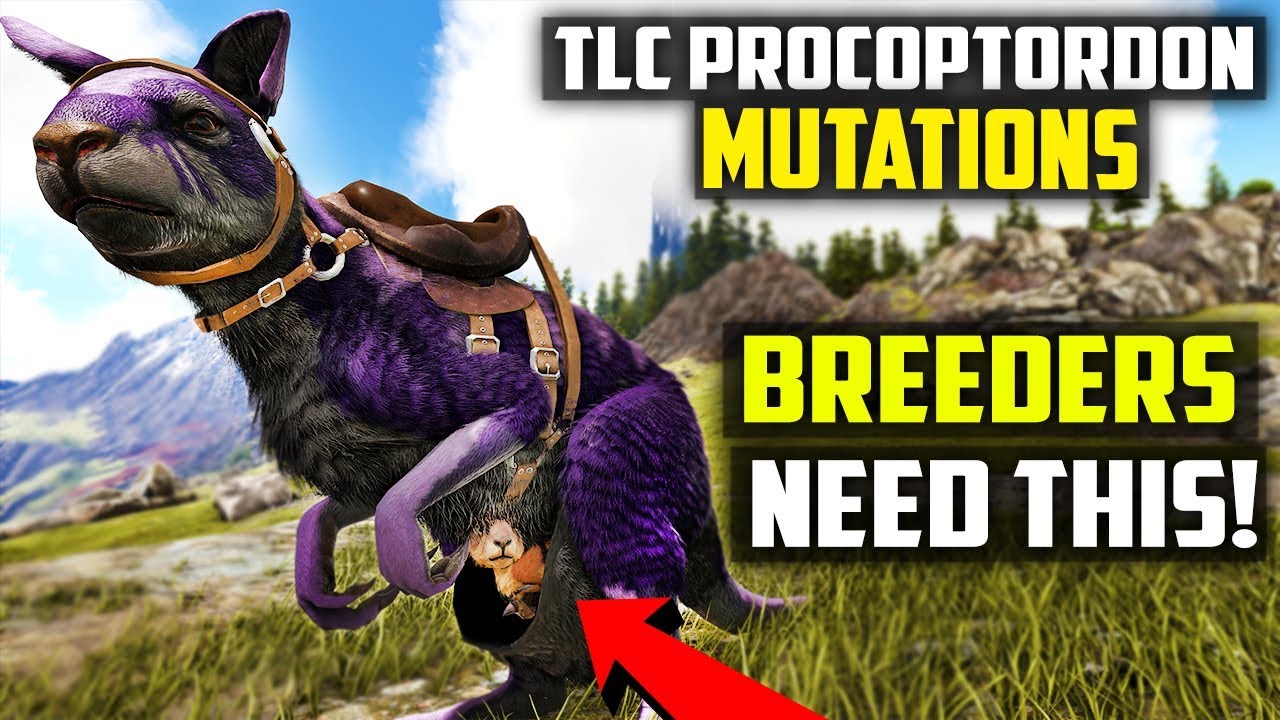 🔔 YOU NEED THIS FOR BREEDING! NEW DINO TLC PROCOPTODON  ABILITIES + MUTATIONS! Ark Survival Evolved