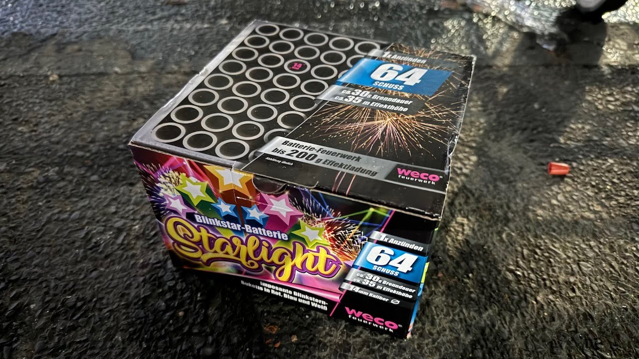 STARLIGHT BATTERIE | WECO FEUERWERK | REWE F&Uuml;R 9,99&euro;