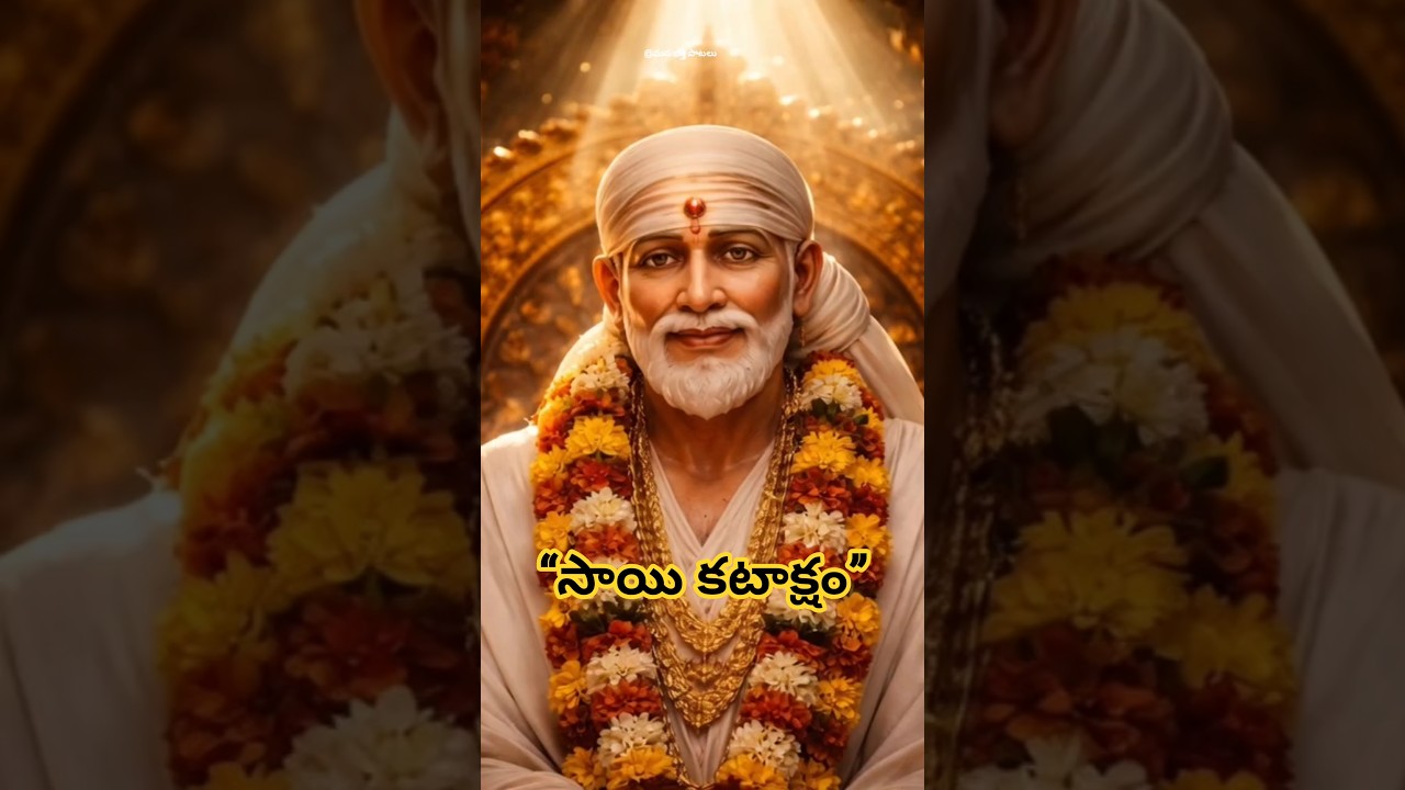 “సాయిబాబా కరుణతో అన్ని కష్టాలు తొలగిపోతాయి 🙏✨ | Powerful Sai Baba Short”