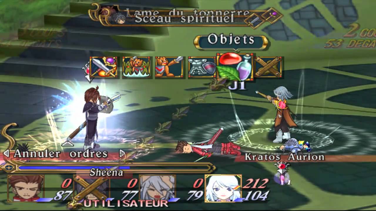 ToS - Tower of Salvation - Kratos Aurion 1st battle (Hard Mode)