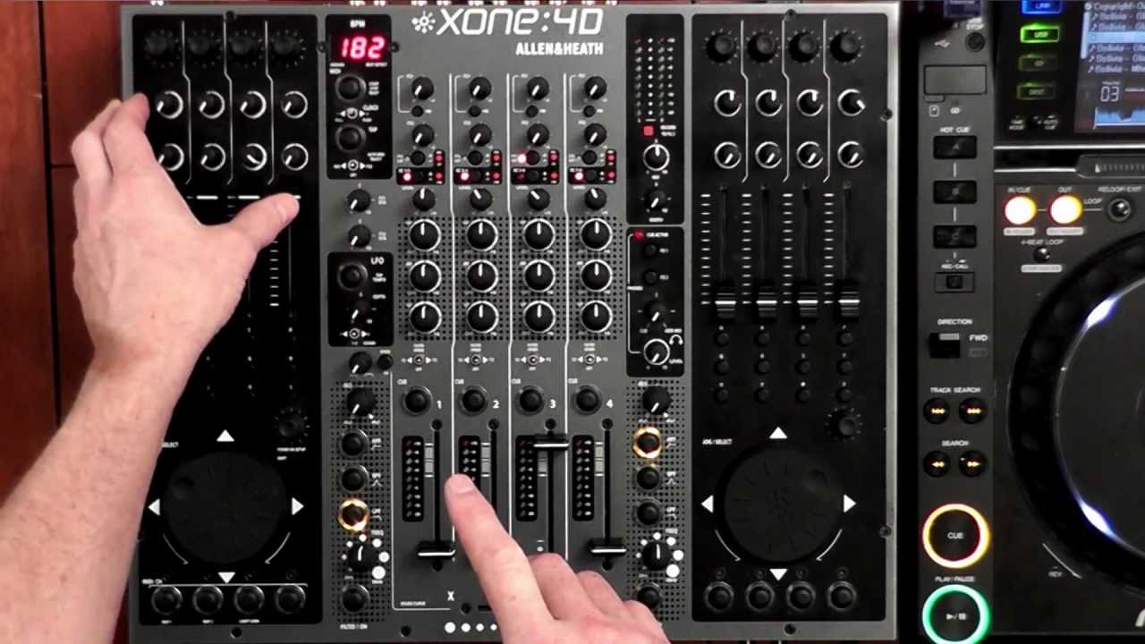 Detailed Review of Allen & Heath's Xone 4D Mixer/Controller/Soundcard