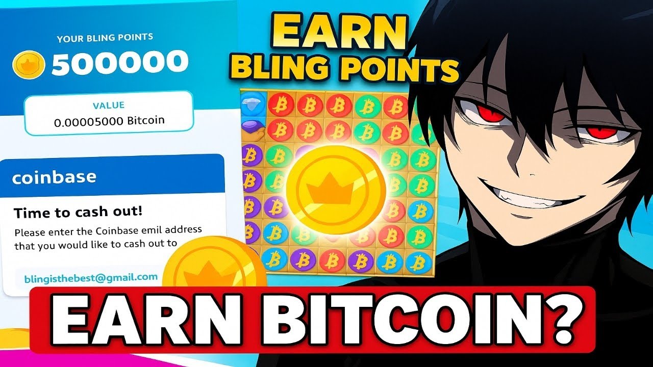 Играйте в игры и зарабатывайте биткоины? Честный обзор приложений Bling (без вложений!)