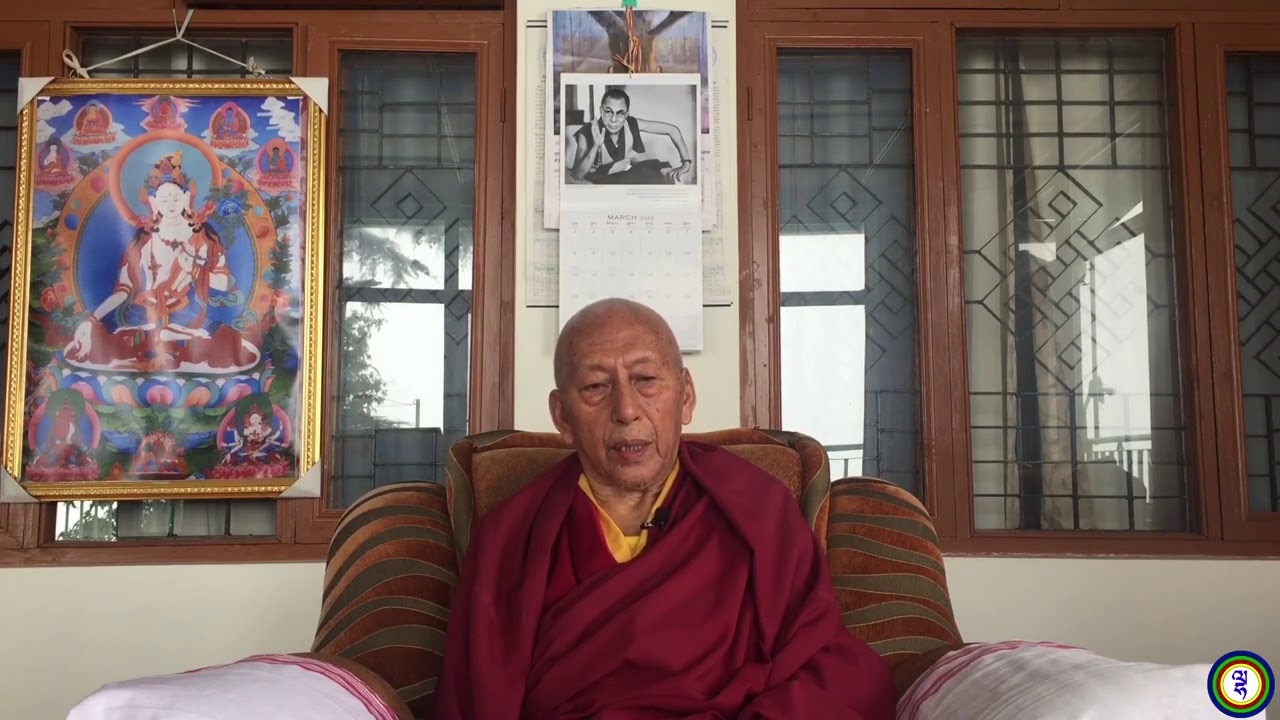 ༢༠༢༠ ཕྱི་ཟླ་ ༧ ཚེས་ ༣༠ ཉིན་སློབ་དཔོན་ཟམ་གདོང་རིན་པོ་ཆེ་མཆོག་གིས་དྲན་པ་ཉེར་གཞག་བཞིའི་སྐོར་གསུངས་པ།༼༡༽