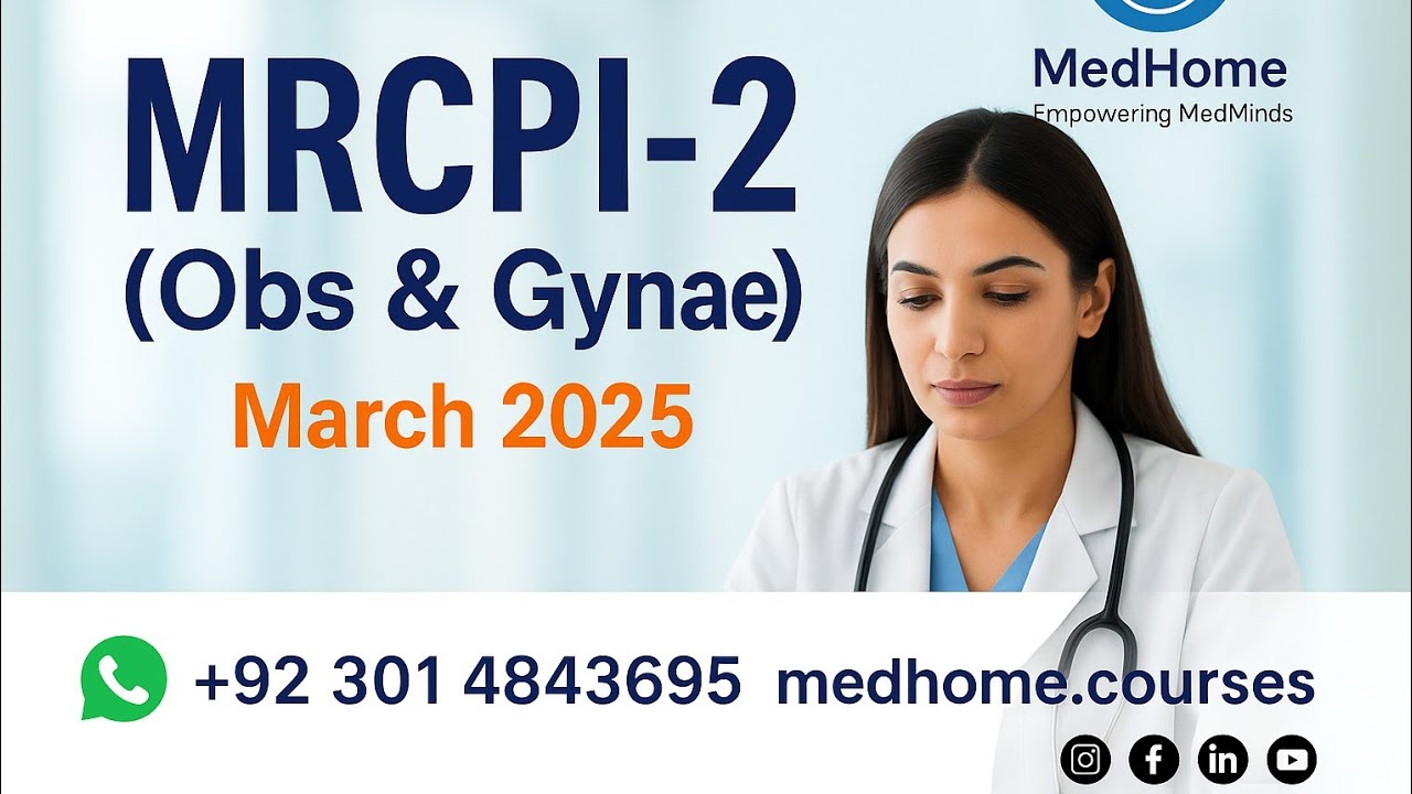 MRCPI-2 Obs & Gyn | March 2025 Part B 