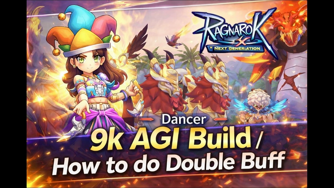 [ROX Global] HOW TO DOUBLE BUFF / 9k AGI / AFK Build Reveal - Ragnarok X: Next Generation