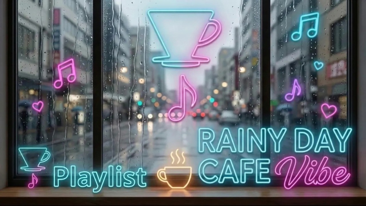 [Playlist] Warm Acoustic Pop | 🌧️ 비 오는 날 작업할 때 듣기 좋은 따뜻한 어쿠스틱 팝 루프 Drip Notes ( 1 Hour)