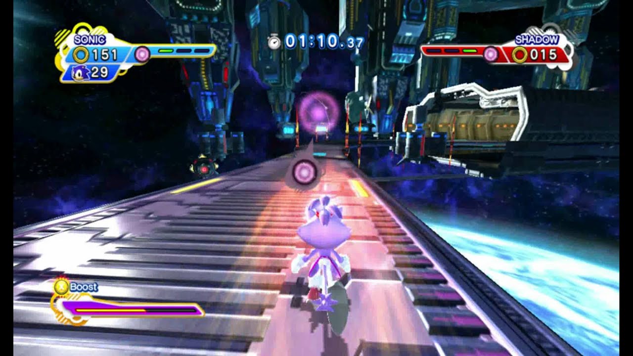 Sonic Generations- Blaze vs Shadow Hard mode