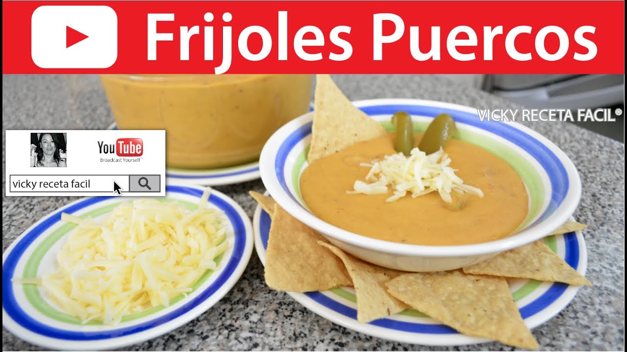 FRIJOLES PUERCOS | Vicky Receta Facil