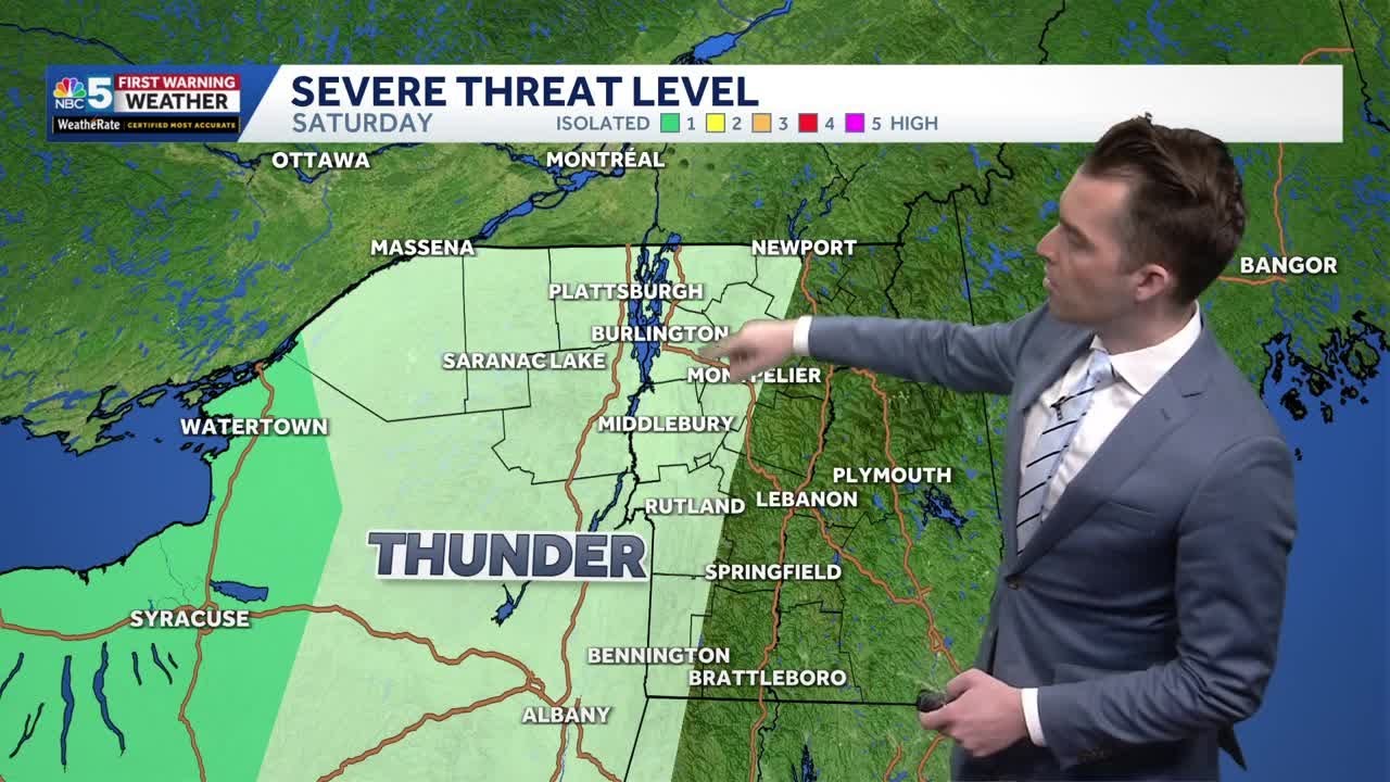 Downpours, rumbles of thunder on Saturday, followed by a drier Sunday (3-06-26)