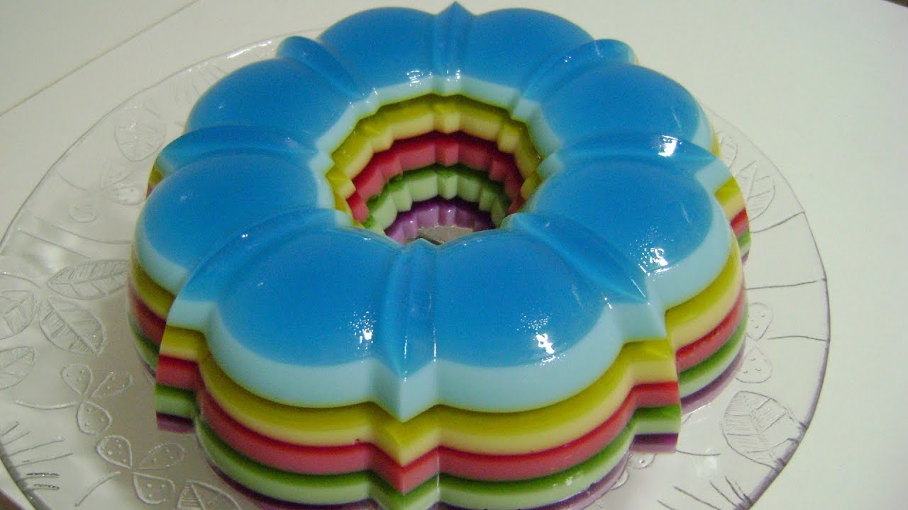 GELATINA COLORIDA com Lícor de Amarula