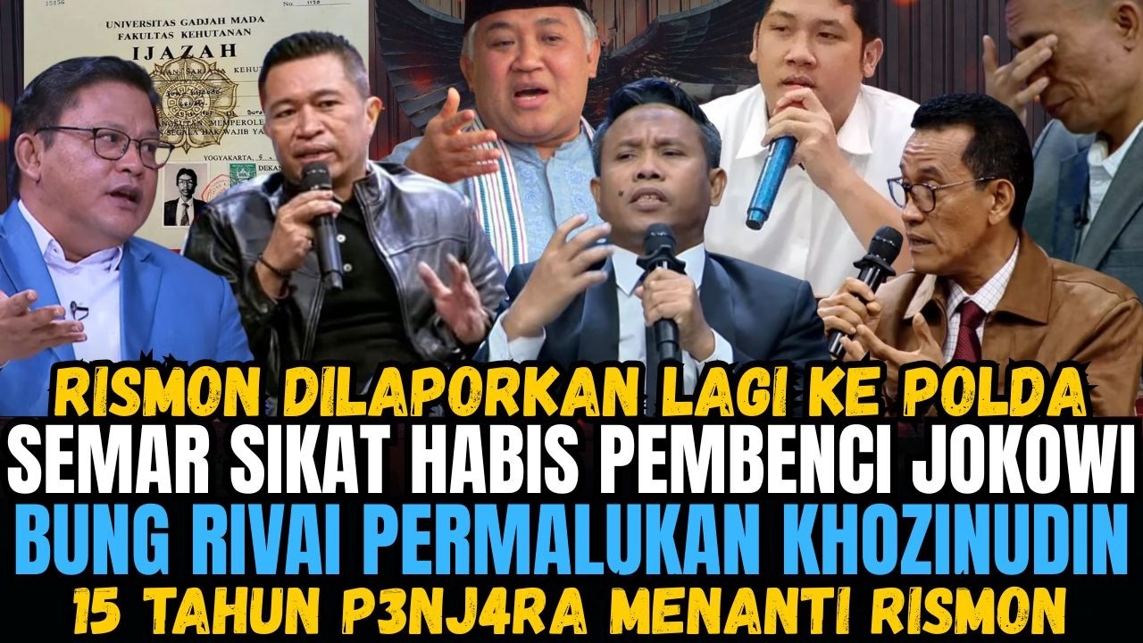RISMON KEMBALI DILAPORKAN KE POLDA METRO! BUNG SEMAR SIKAT HABIS GEROMBOLAN PEMBENCI PAK JOKOWI!