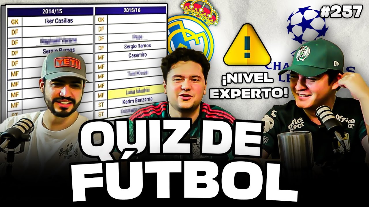 PODCAST DE PADILLA #257 — EL QUIZ MÁS DIFÍCIL DE FÚTBOL // LOS PRIMOS VS INTERNET