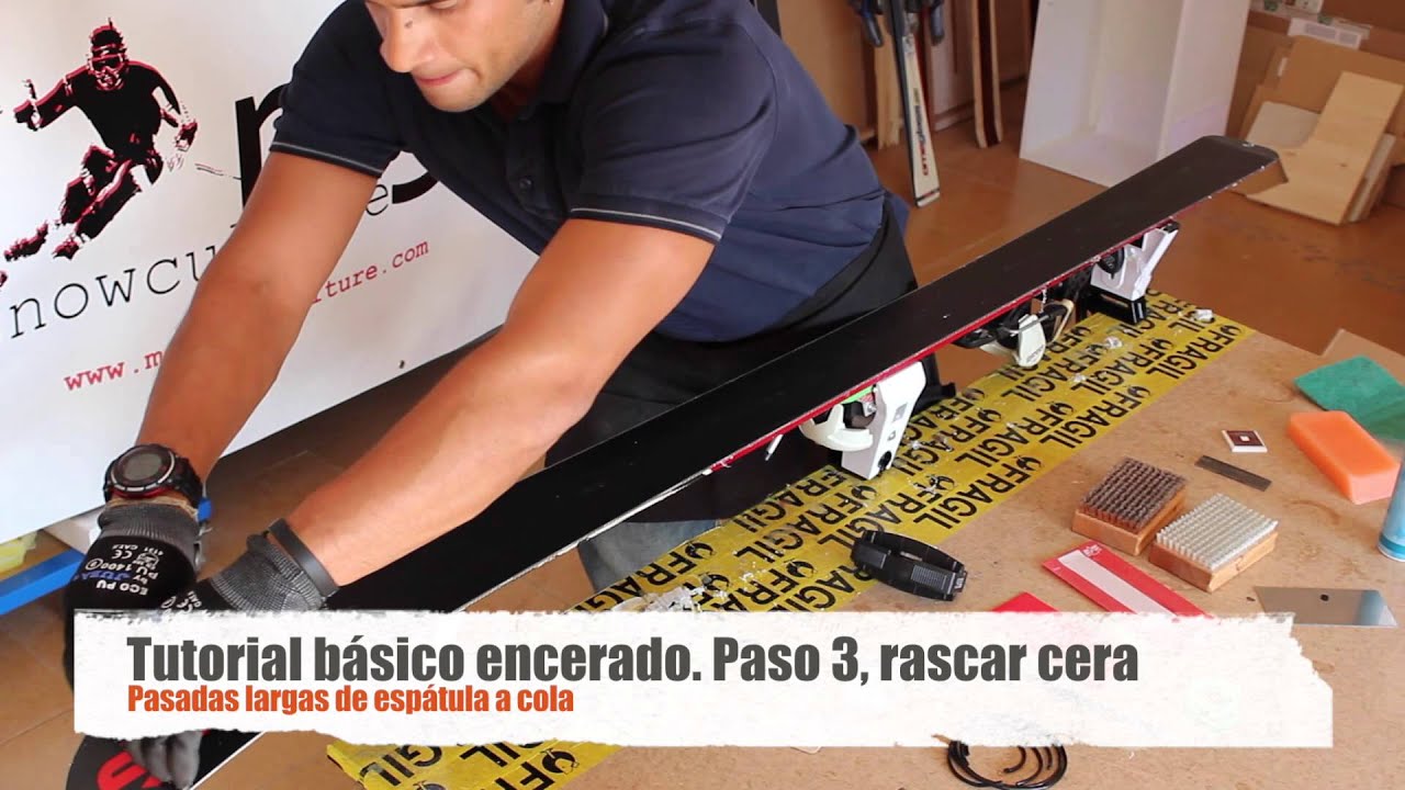 Tutorial básico: Cómo encerar tus esquís o tabla de snowboard