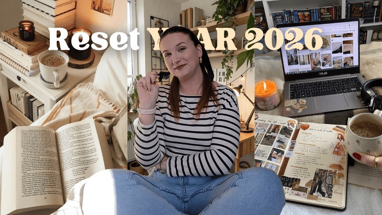 RESET YEAR 2026 : visionboard, objectifs 2026, lecture ✨