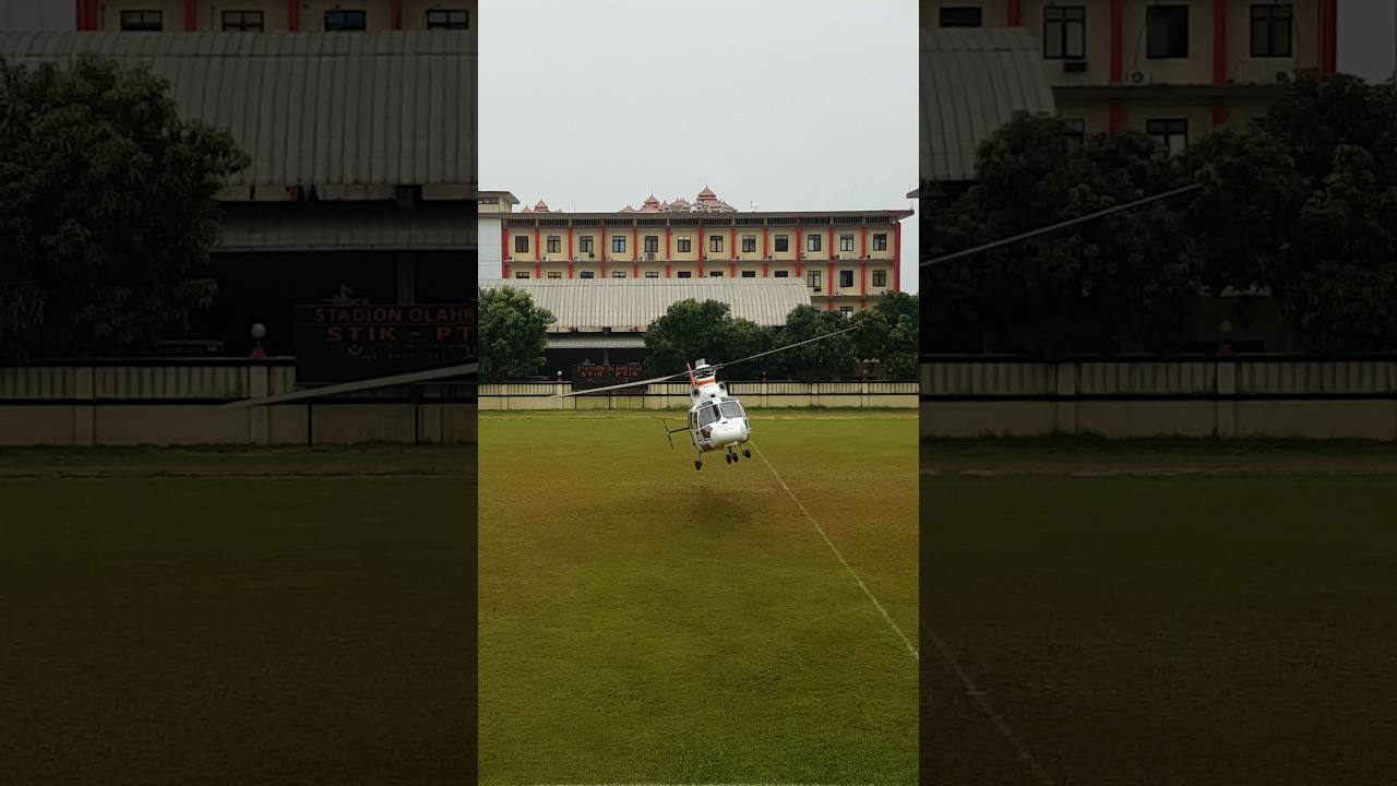 Heli n3 dauphin polri take off