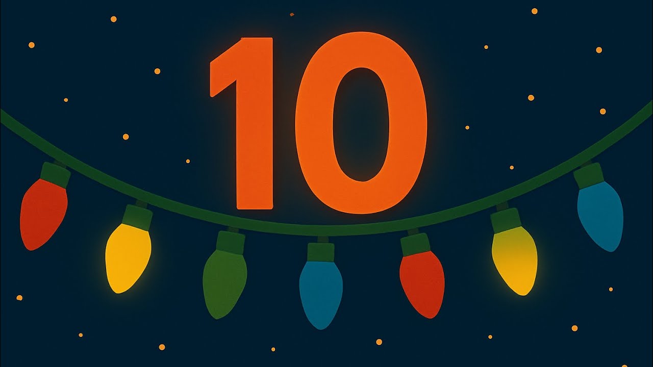 Counting 1 to 10 Christmas | Toddler Counting Video #countingfortoddlers #learnnumbers