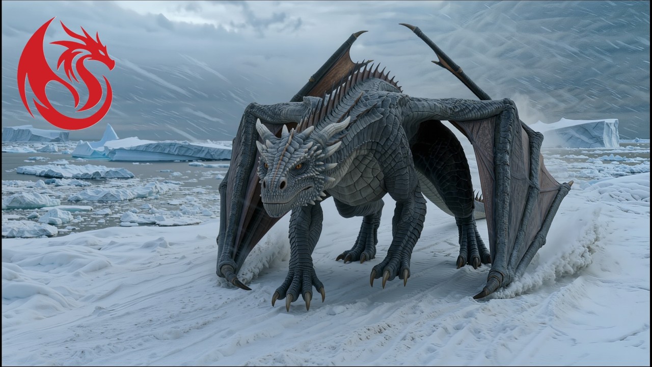 A Day in the Life of an Ice Dragon — Polar Darkness, Breaking Glaciers, and Burning Breath !
