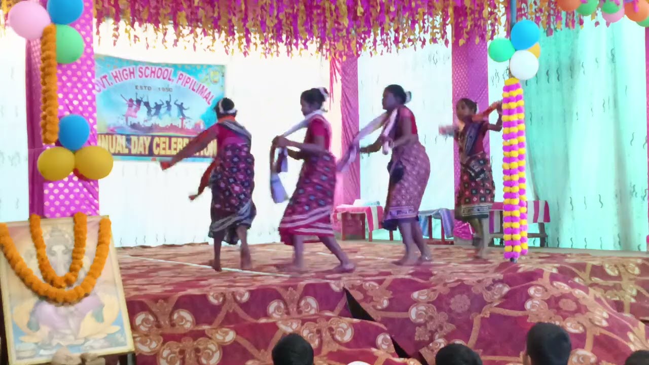 Pipli Mall annual function Sambalpuri dance