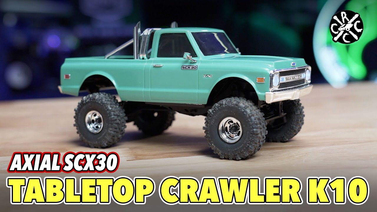 Настольный внедорожник Axial SCX30 Chevrolet K10! Маленький размер. Большое удовольствие! Вот что...